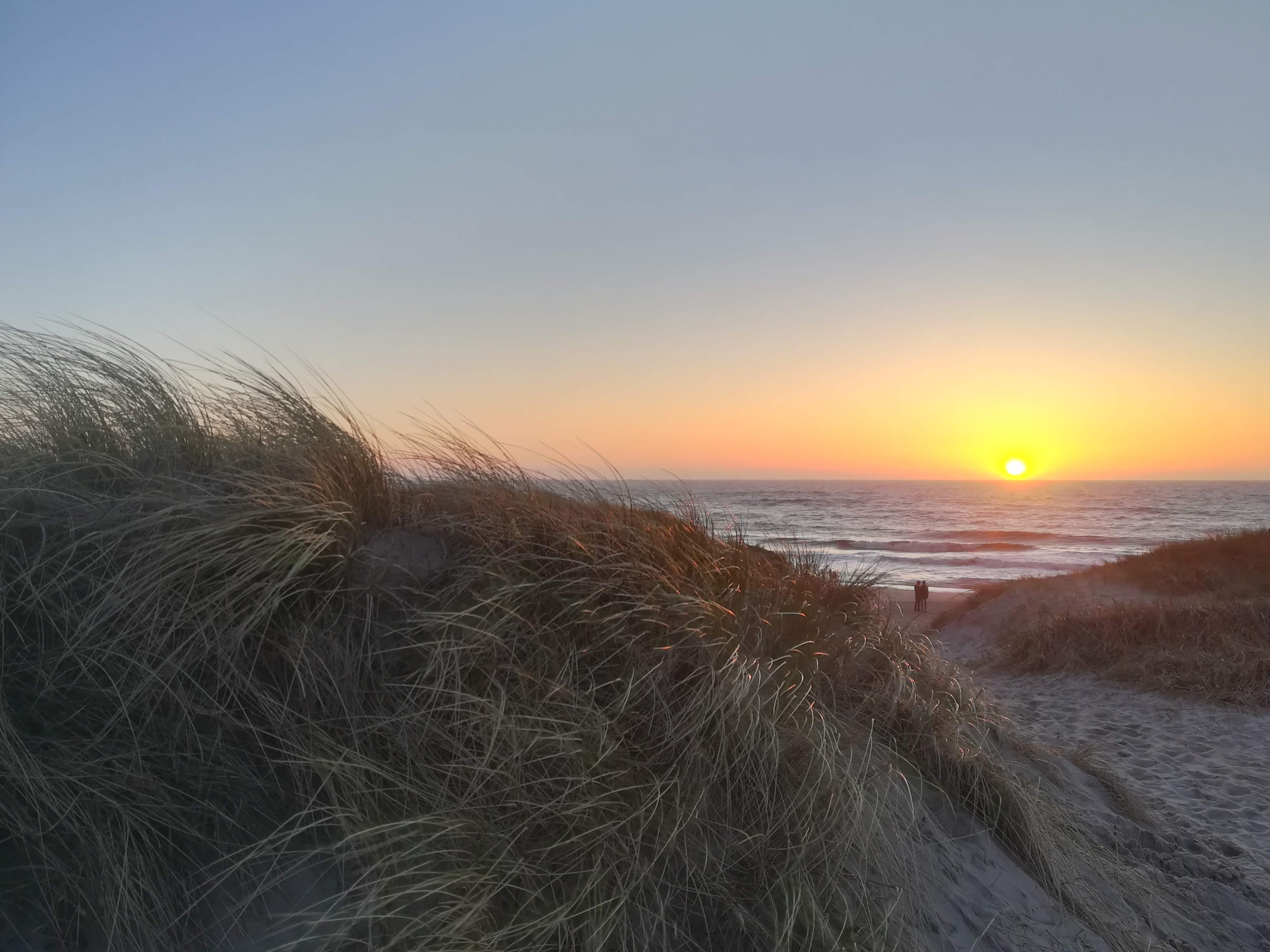 sunset western jutland