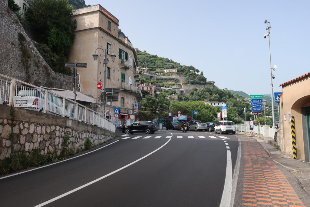 street in amalfi coast